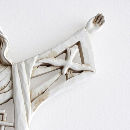 BowLift | Risen Christ Wall Cross Jesus Figures
