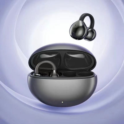 BowLift | Wireless Ear Clip Headphones | Open-Ear Bluetooth 5.4 | HiFi Sound & Dual Device Pairing