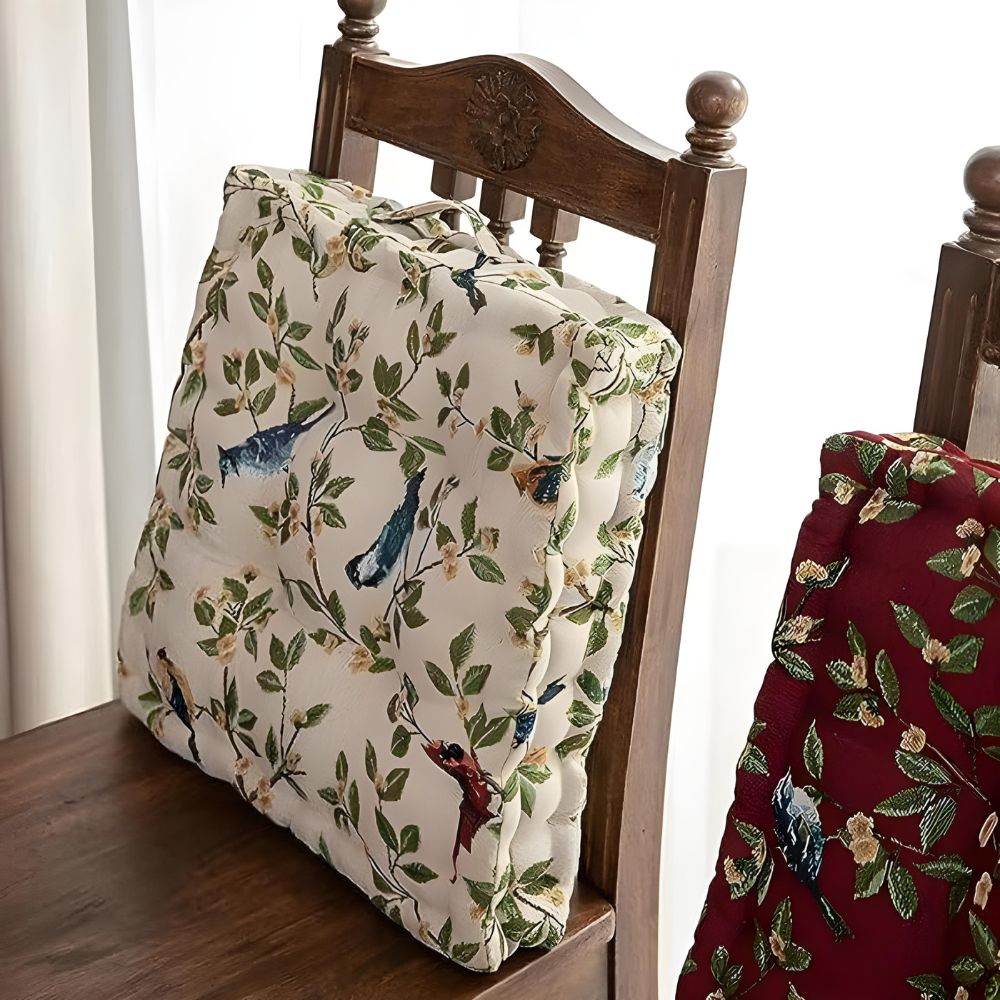 BowLift | Whimsical Bird Leaf Cushion