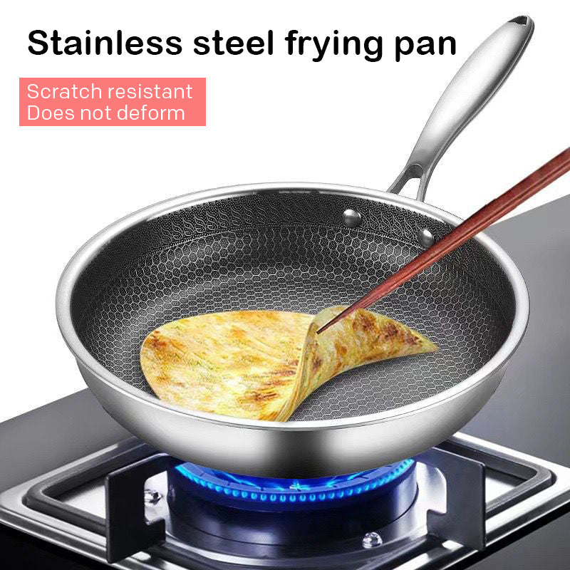 Skanto | Non-stick Stainless Steel Honeycomb Frying Pan