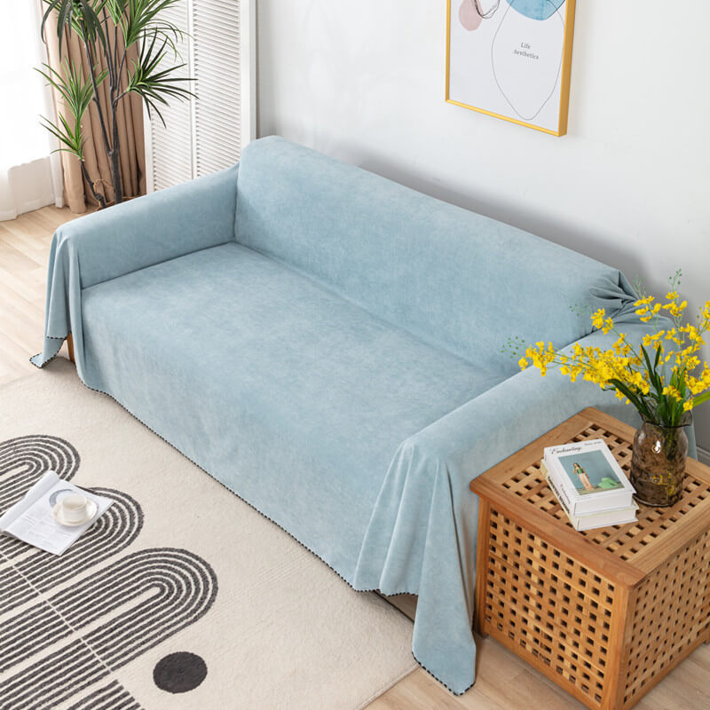 Premium Waterproof Sofa Throw Blanket Covers with Jacquard Edge