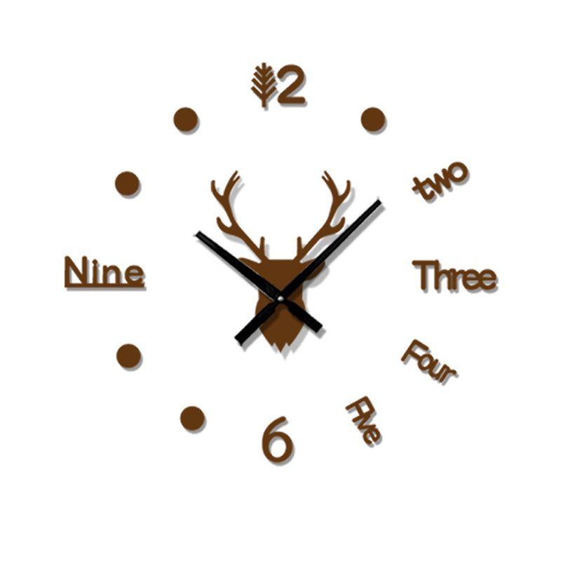 3D Creative Acrylic Hanging Clock | Bowlift
