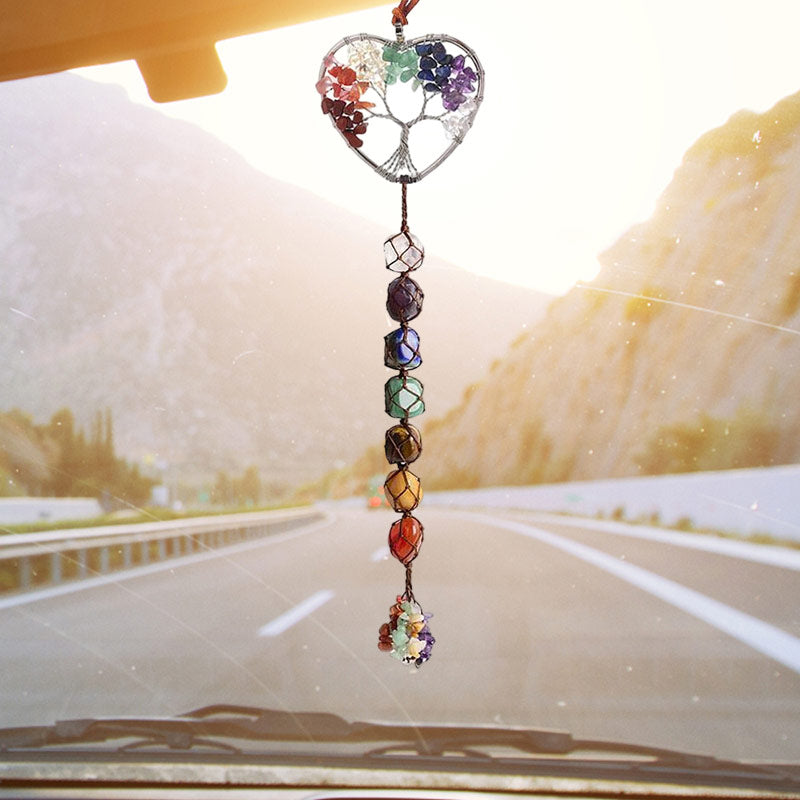 Skanto | 7 Chakra Healing Crystal Tree of Life Decoration