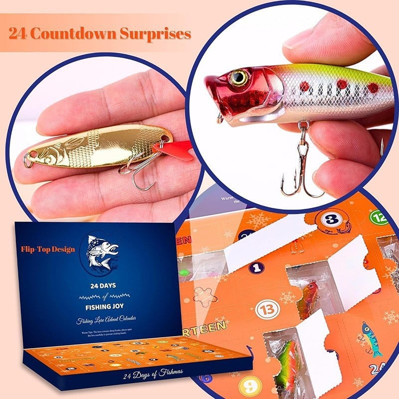 Skanto | 24-Day Christmas Countdown Fishing Tackle Set