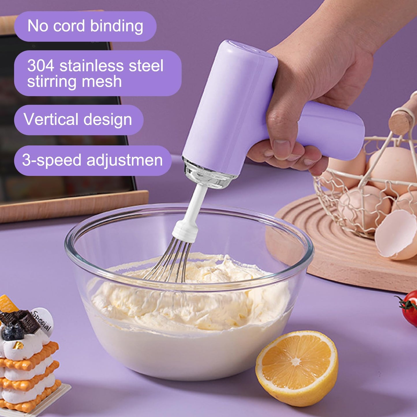 Skanto | Wireless Electric Mixer