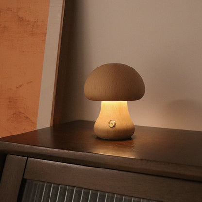 Skanto | Mushroom Table Lamp in Wood