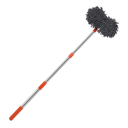 Retractable double-layered car wash brush