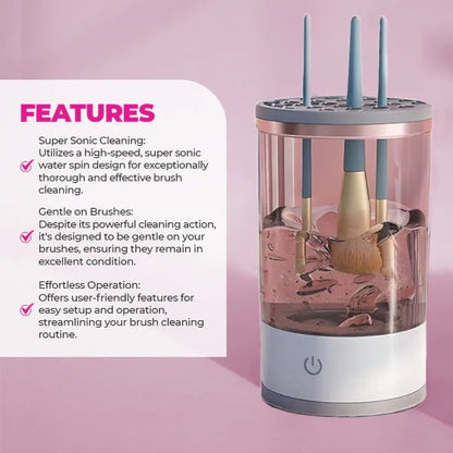Skanto | Makeup Brush Cleaner | BrushPure Automatic Cleaning & Drying | Compact 16x9cm