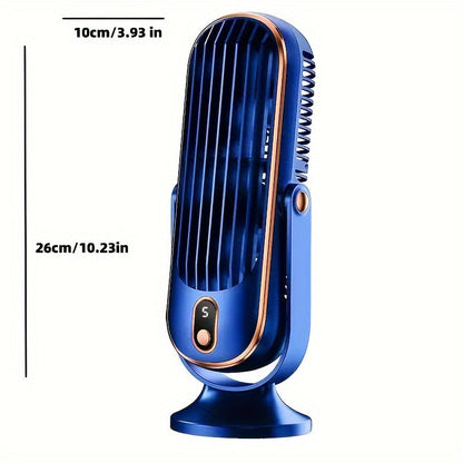 Portable Air Conditioner Fan - Large Battery, Dual Motor, 5-Speed Air Cooler with 720° All-around Air Blower - Ideal for Office, Camping, Outdoor RV, USB Fan - Great Gift for Thanksgiving, Halloween, Christmas | Karnz
