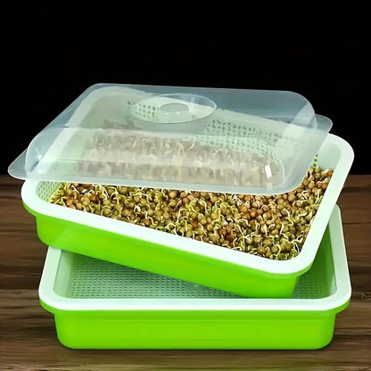 Skanto | Seedling Tray with Lid – Double-Layer Seedling Tray for Efficient Seed Germination