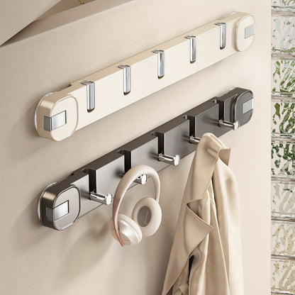 BowLift | Wall Hook Panel Without Drilling – OrganiserenPlus Hidden 5-Hook Rack