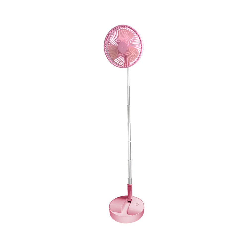 Rechargeable, foldable USB telescopic fan – quiet, 180° adjustable, 4 speed levels, portable ✨ | Karnz