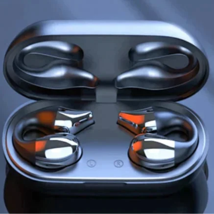 Wireless ear clip bone conduction headphones