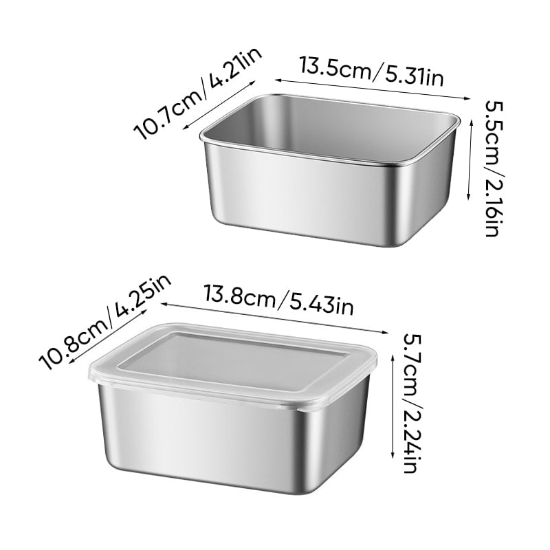 BowLift | Stainless Steel Food Storage Container with Lid, Lunch, Snack Storage Box