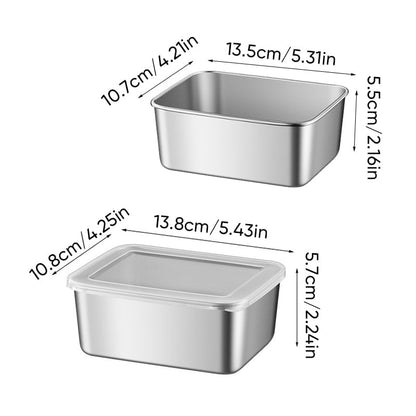 BowLift | Stainless Steel Food Storage Container with Lid, Lunch, Snack Storage Box