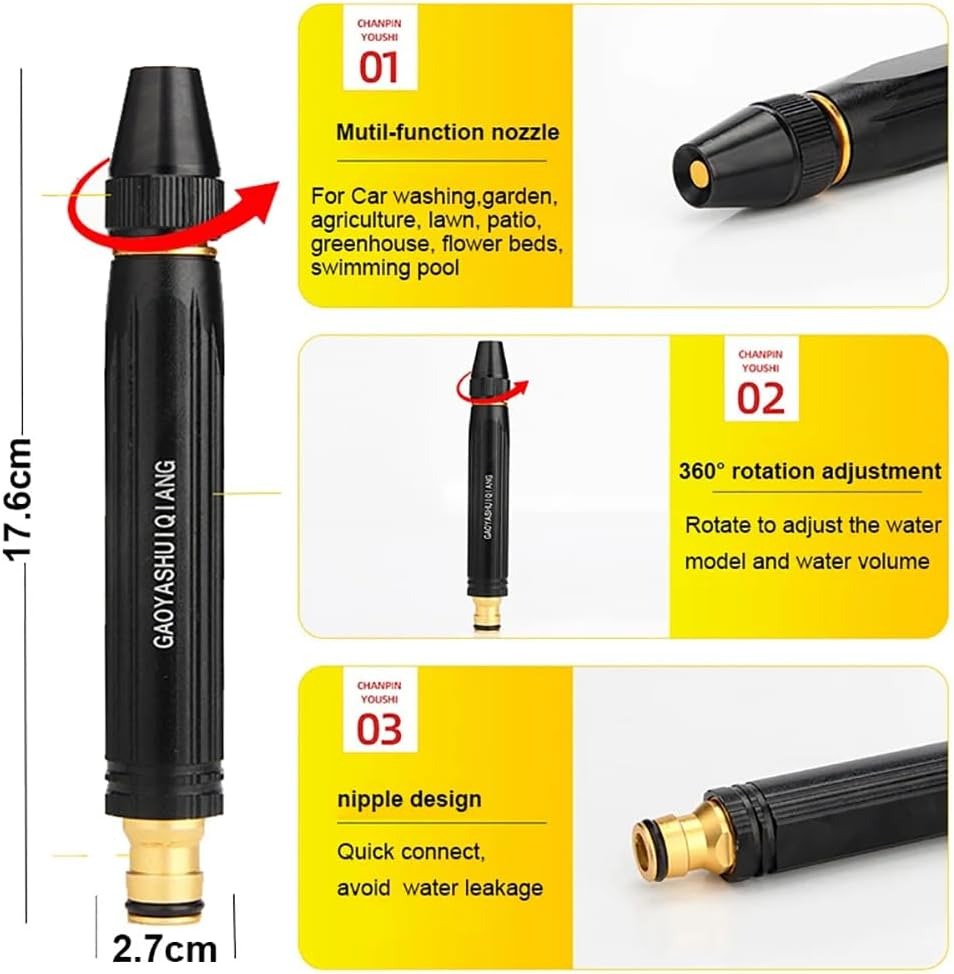Garden Hose Power Nozzle — End dirt and get shine in seconds like a pro! | Skanto