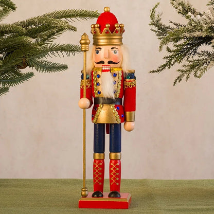 Skanto | NutcrackerJoy - Wooden Nutcracker Soldier Figurine for Timeless Christmas Cheer