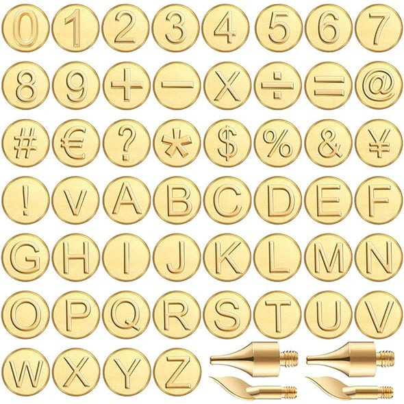 Skanto | 26 Letter Copper Mold — DIY Wood Burning/Crafting Set