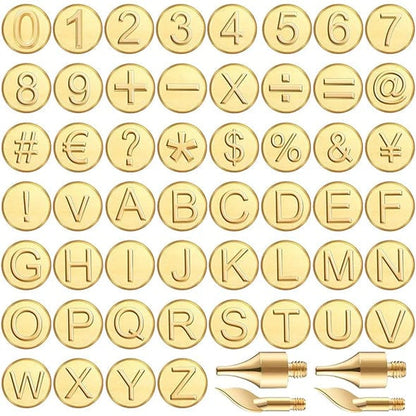 Skanto | 26 Letter Copper Mold — DIY Wood Burning/Crafting Set