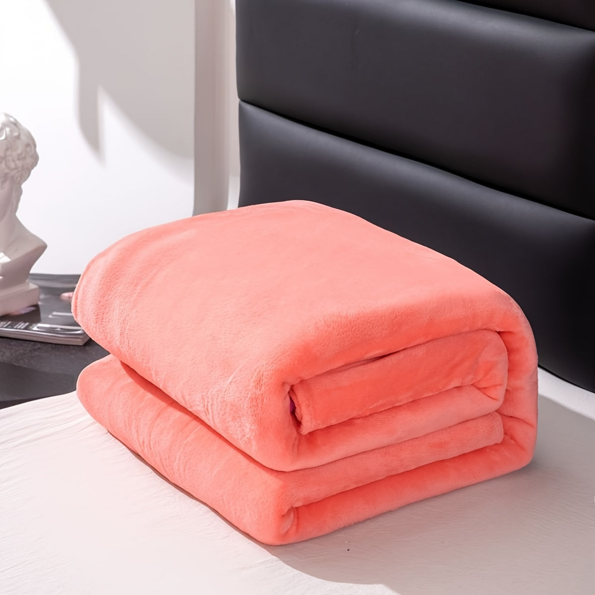 Skanto | Soft and Warm Grey Flannel Blanket for All Seasons