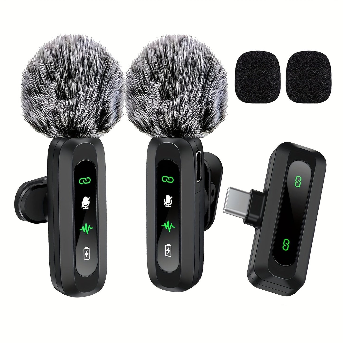 BowLift | SoundSnap Wireless Clip Microphone – USB-C Microphone for Smartphone and Tablet