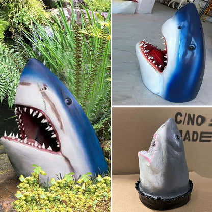 Garden Art Shark Figure Decoration | Bowlift