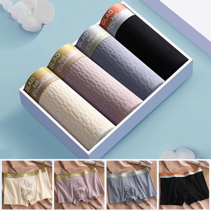 Men's Antibacterial Breathable Boxer Shorts