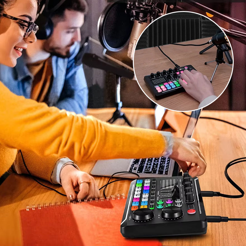 Live sound card with DJ mixer effects & voice changer | Bowlift