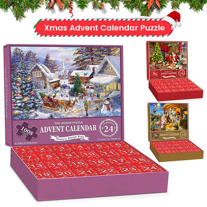 Skanto | 1000 Piece Christmas Puzzle Advent Calendar - Christmas Gift