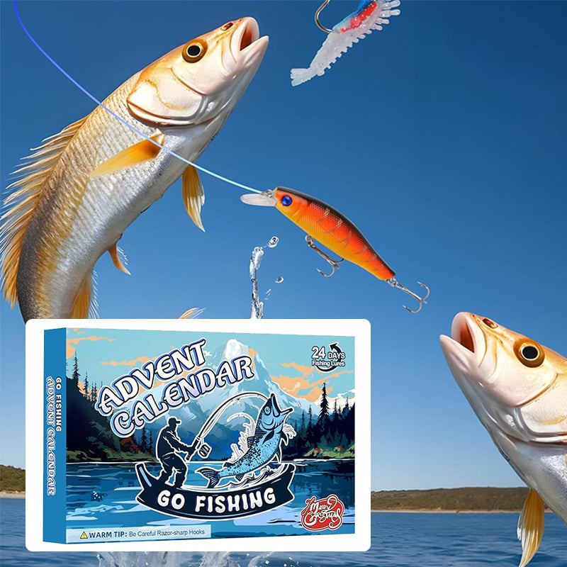Skanto | 24 Days Christmas Countdown Fishing Rod Set