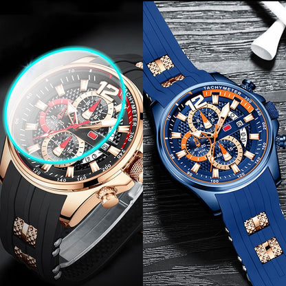 BowLift | Waterproof motorsport watch for men with luminous