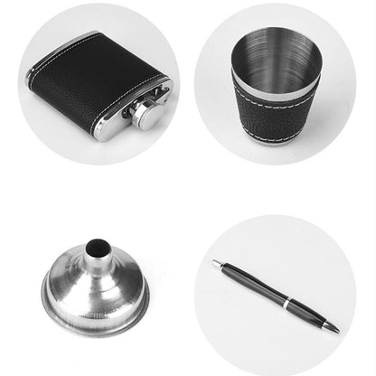 9oz High-quality 304 Stainless Steel Hip Flask Set Whiskey Wine Alcohol Beverage Bottle Travel Drinkware For Gifts
