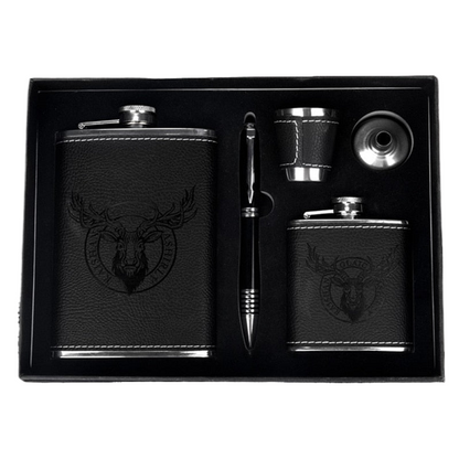 9oz High-quality 304 Stainless Steel Hip Flask Set Whiskey Wine Alcohol Beverage Bottle Travel Drinkware For Gifts