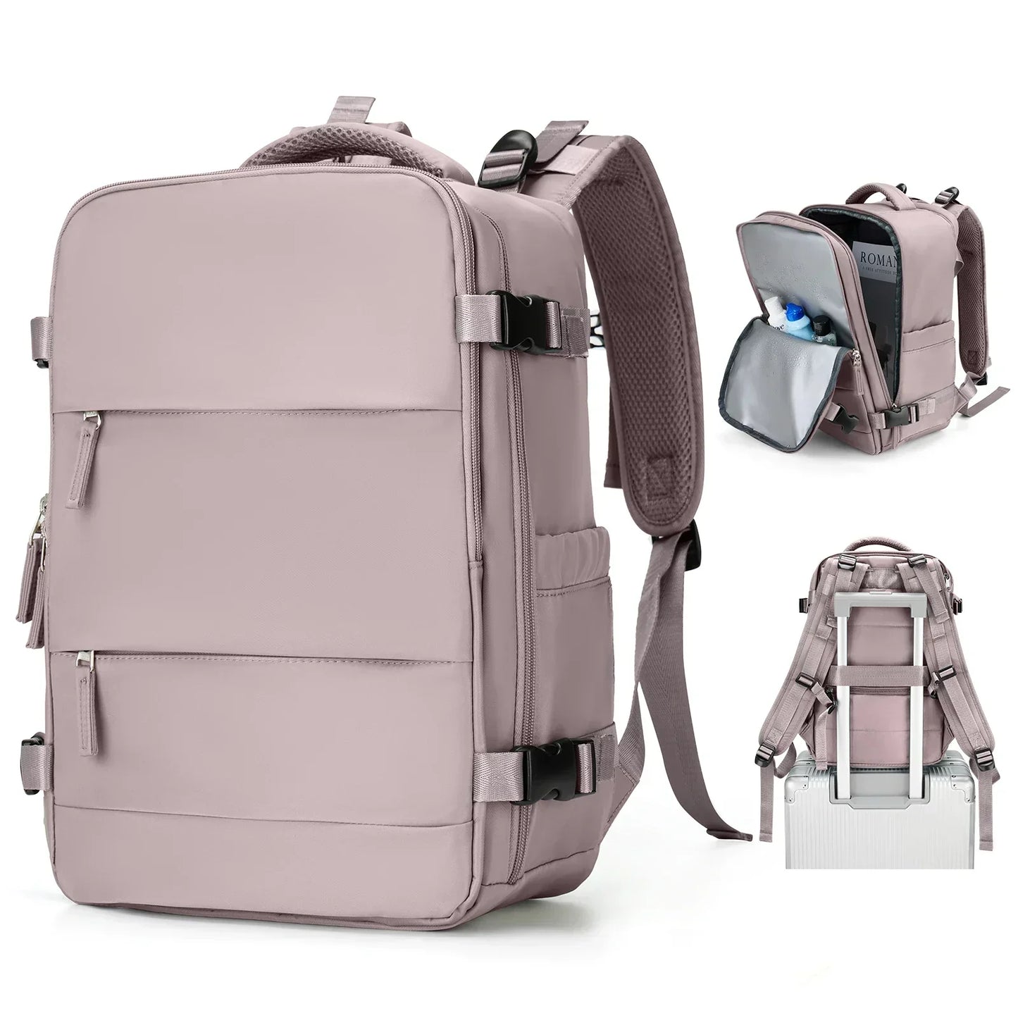 BowLift | Trekvora Travel Backpack | Waterproof & Versatile | Laptop Compartment 15.6" | Wet-Dry Separation