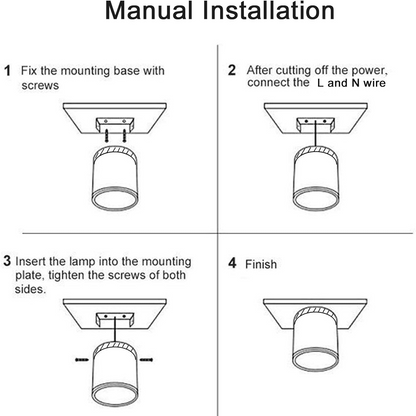 BowLift | LED Ceiling Light Modern Flush Mount Cylinder