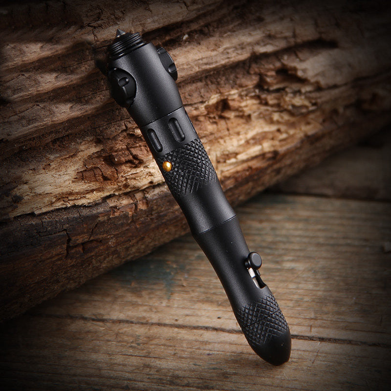 BowLift | Multi-function EDC Pen, with Window Breaker, Light & Spinner