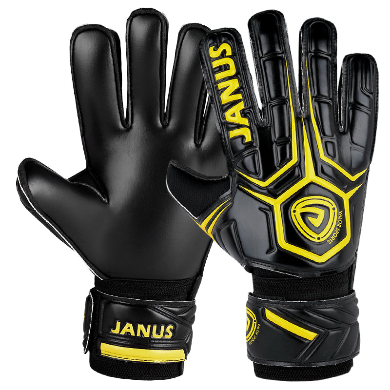 Skanto | Goalkeeper Gloves with Finger Support, Anti-Slip Palm and Soft PU Backhand, for Men and Women, Youth and Adults