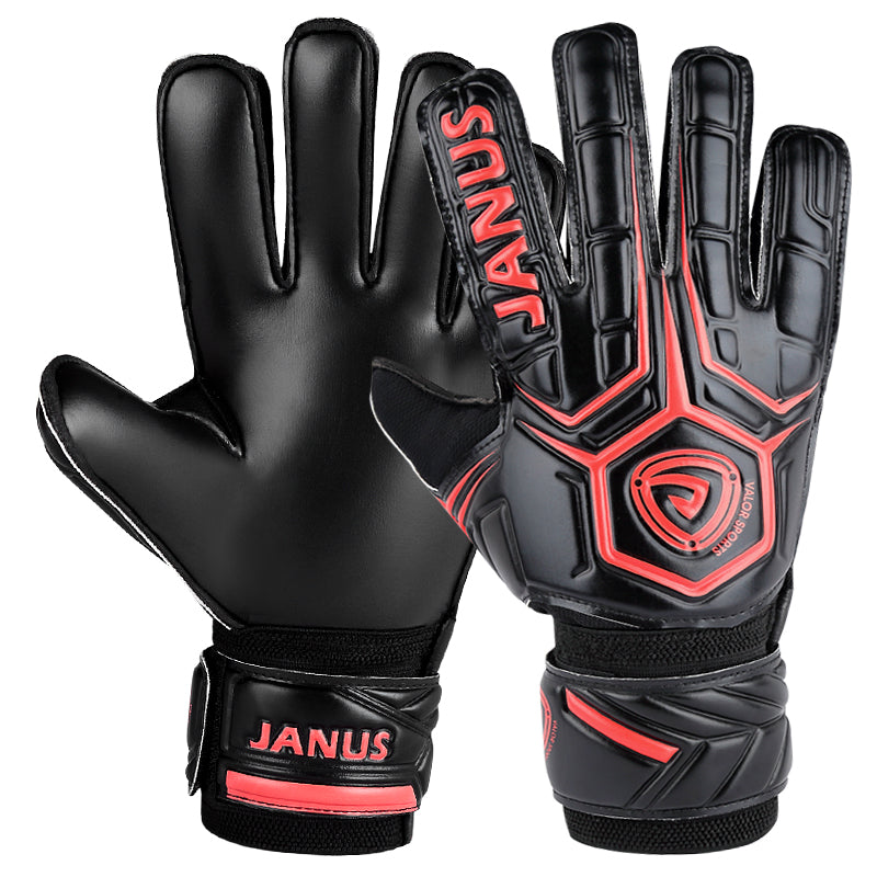Skanto | Goalkeeper Gloves with Finger Support, Anti-Slip Palm and Soft PU Backhand, for Men and Women, Youth and Adults