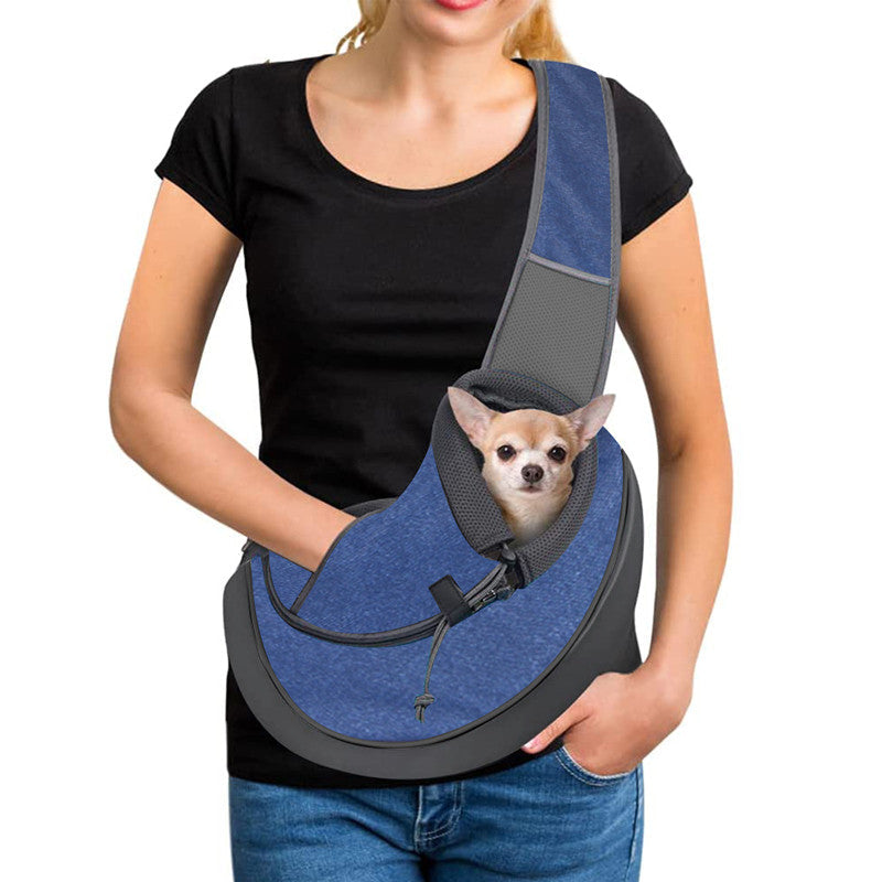 Skanto | Pet Carrier Bag with Adjustable Shoulder Strap and Phone Pocket, for Dogs and Cats