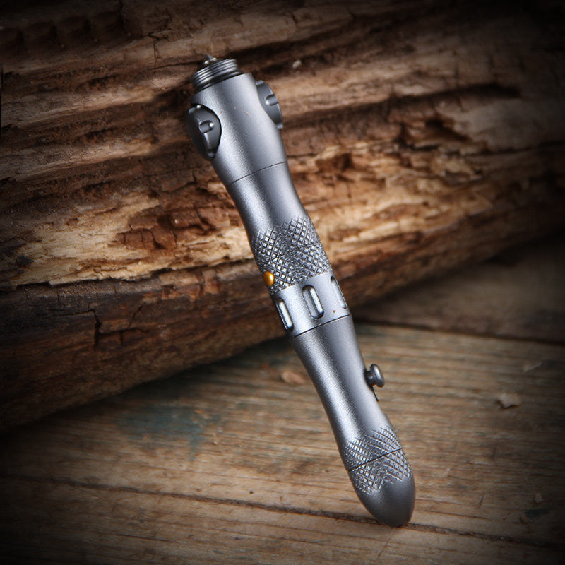 BowLift | Multi-function EDC Pen, with Window Breaker, Light & Spinner