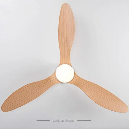 42/52 Inch Ceiling Fans with LED Lights - 3 Colors, 6 Speeds DC Motor, Remote Control, Low Profile Decorative Fans with Lighting | Karnz