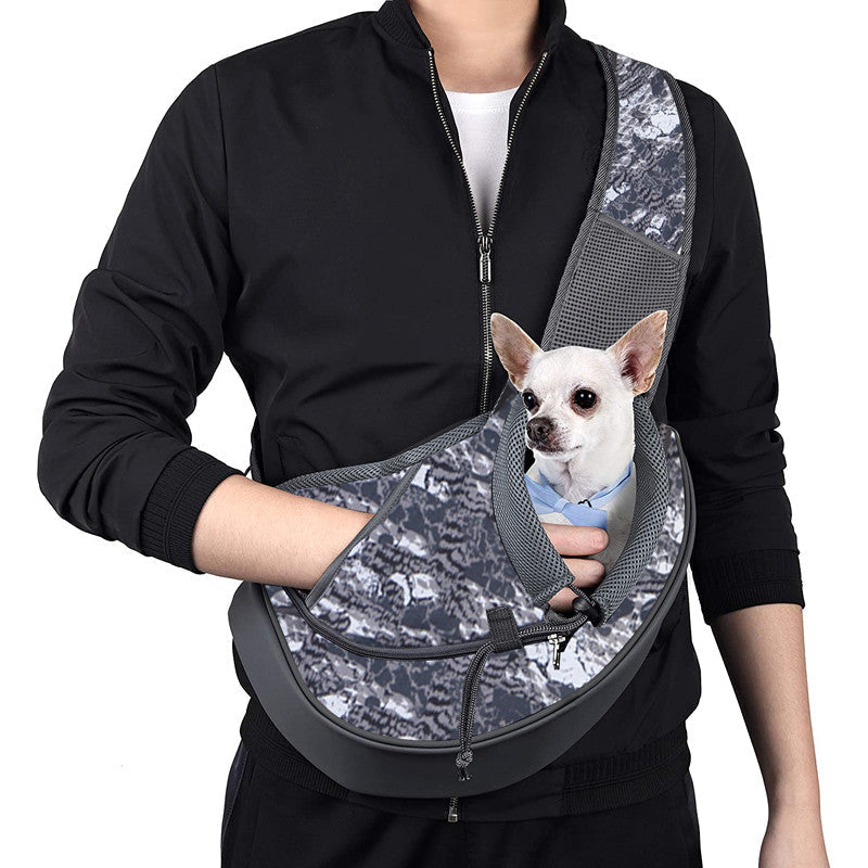 Karnz | Pet Dog Carrying Sling Bag with adjustable strap & phone pocket, for Dogs & Cats