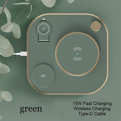 BowLift | 5-in-1 Desktop Lamp with 3 Wireless Charging Modules & Adjustable Light, for Home & Office
