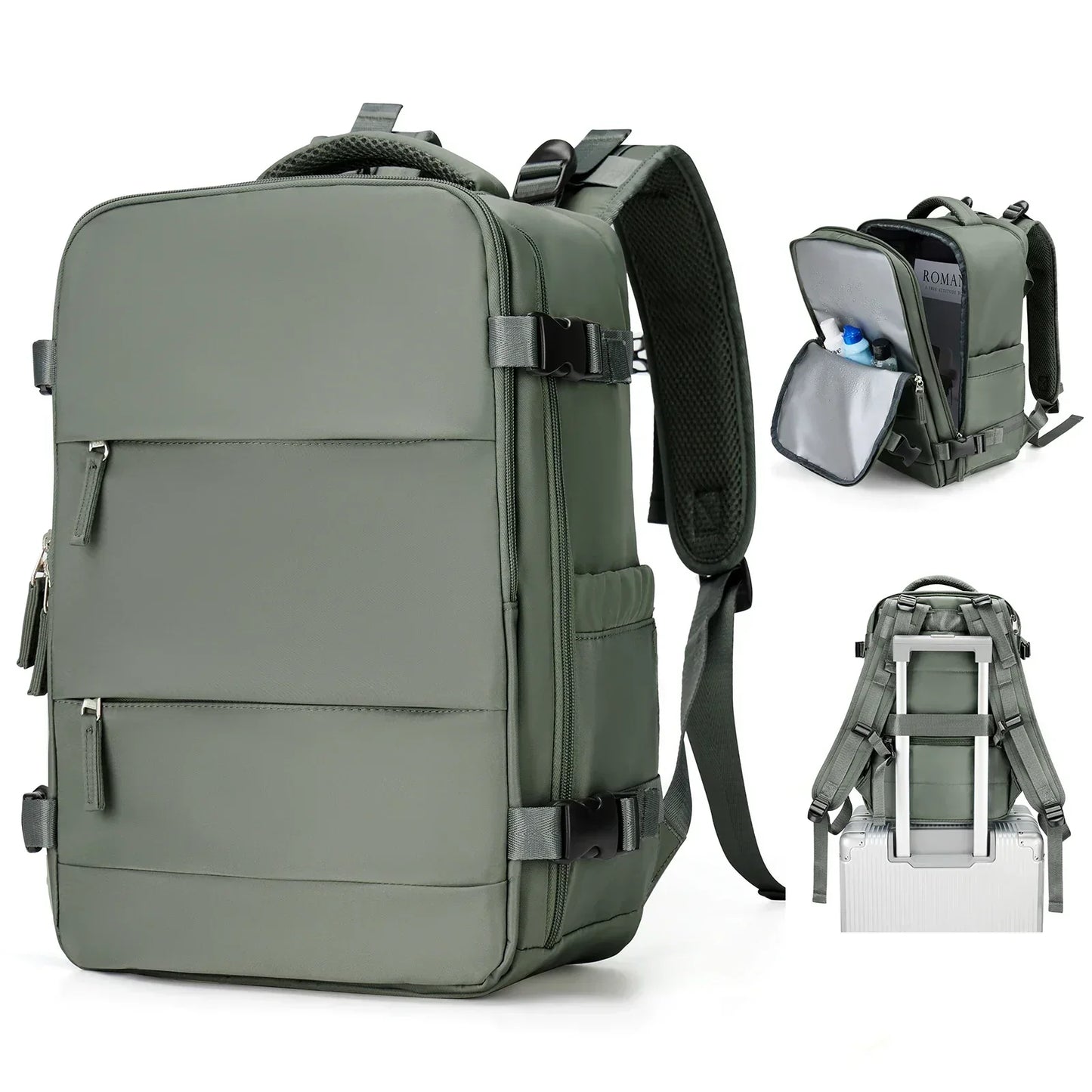 BowLift | Trekvora Travel Backpack | Waterproof & Versatile | Laptop Compartment 15.6" | Wet-Dry Separation