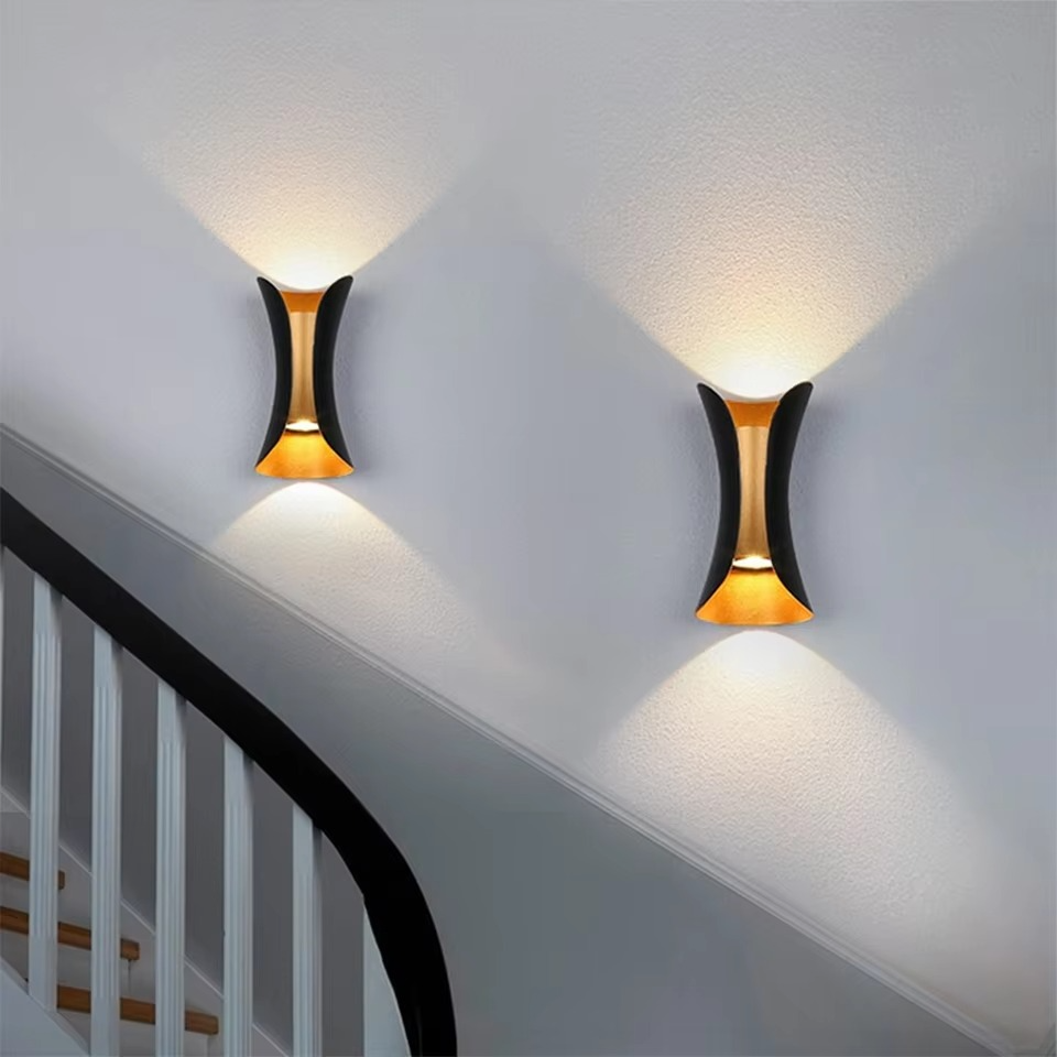 BowLift | Modern Dual-Tone LED Wall Lamp – Waterproof & Minimalist for Indoors & Outdoors