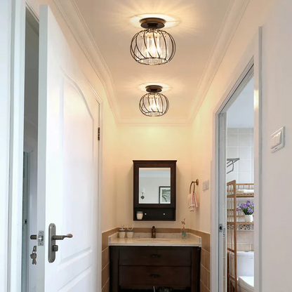 BowLift | Pendant Light Black Glass Globe Ceiling Fixture