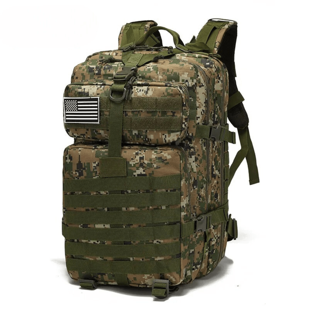Skanto | Tactical 50 L Backpack with Laptop Compartment & Anti-Theft