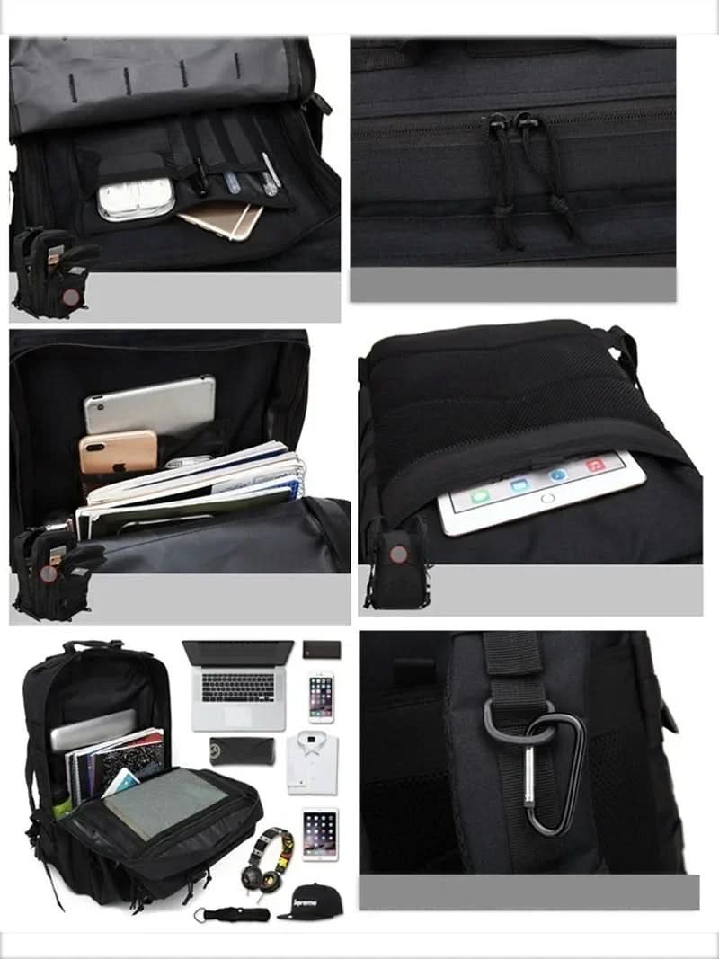 BowLift | Tactical 50 L Backpack with Laptop Compartment & Theft Protection