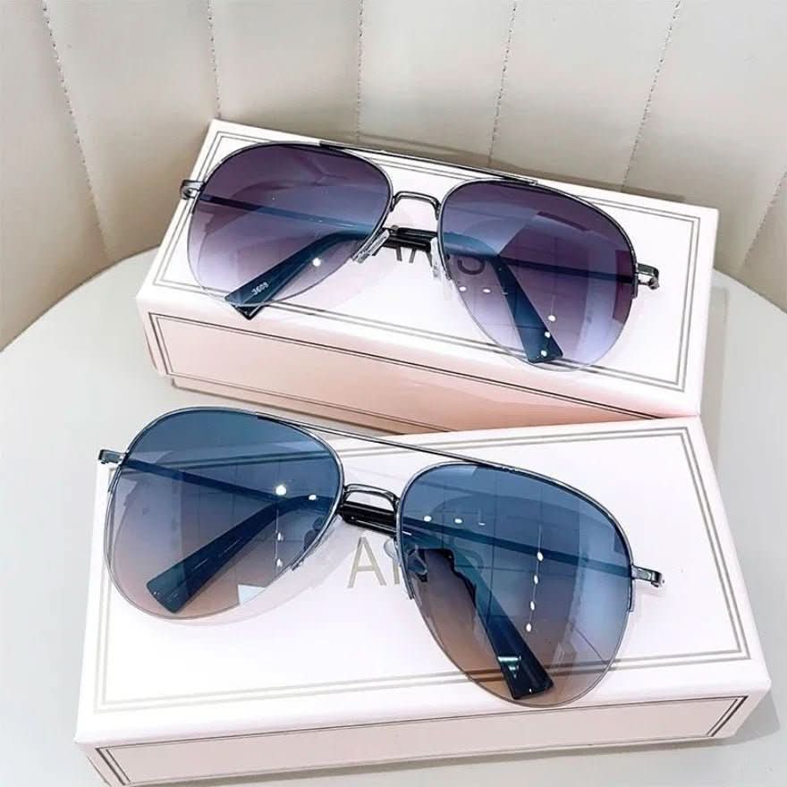 Aviator Sunglasses Men's with Gradient Lenses UV400 | Karnz