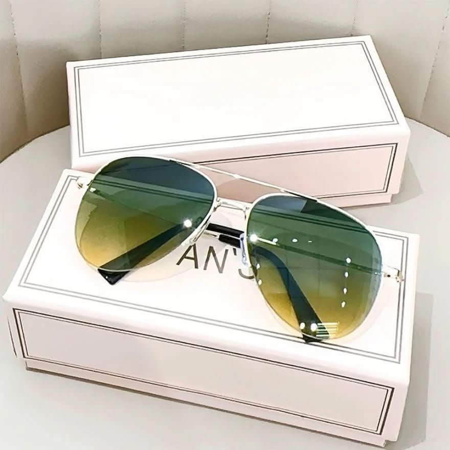 Aviator Sunglasses Men's with Gradient Lenses UV400 | Karnz